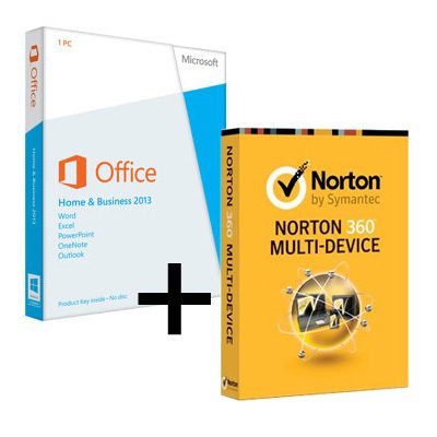 Microsoft Kit Office 2013 Hpe Norton 360 Multid